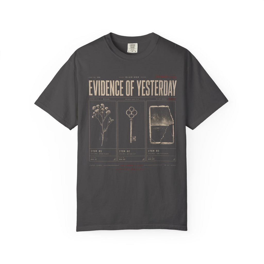 Evidence of yesterday case file