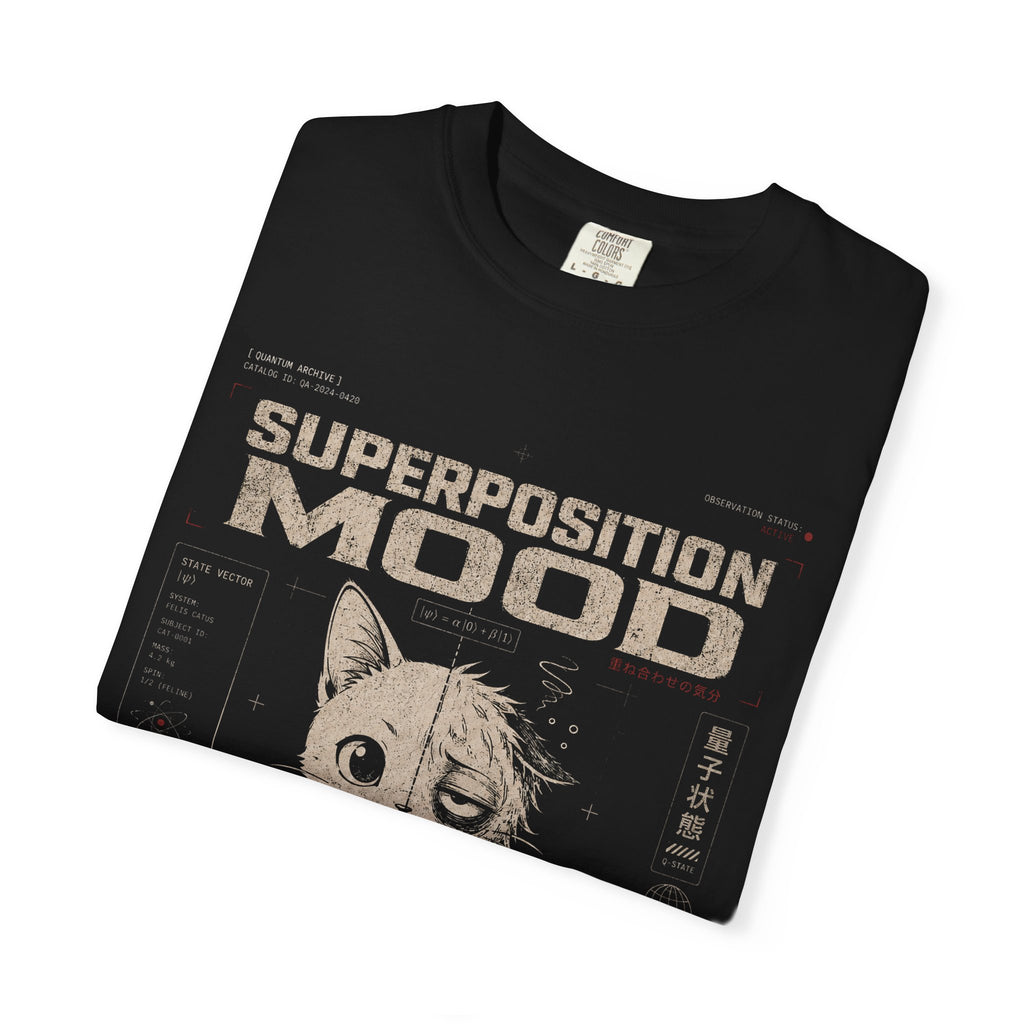 Quantum mood cat superposition state