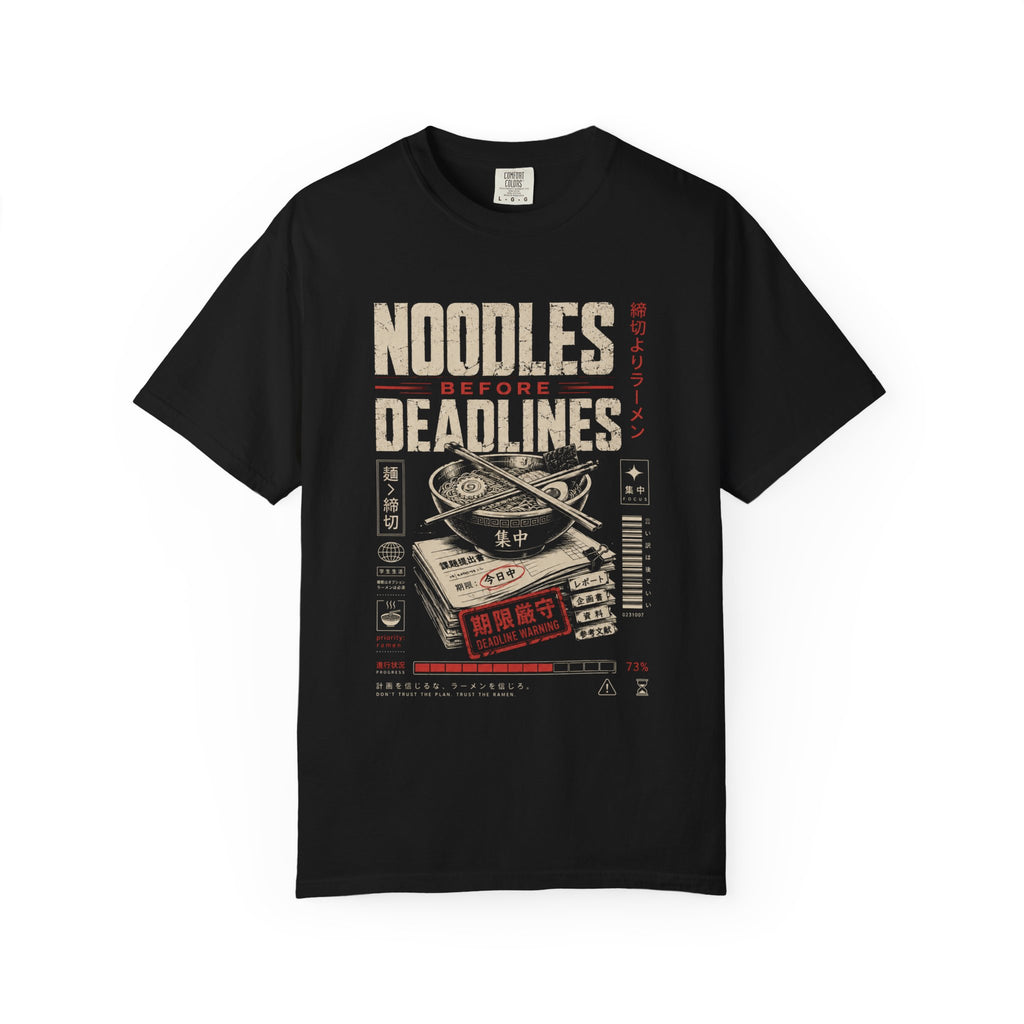 Ramen over deadlines prioritize noodles
