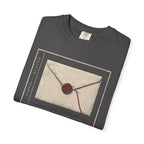 Sealed envelope with red thread