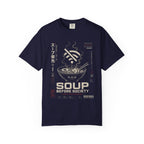 Disconnected cyber ramen indulgence
