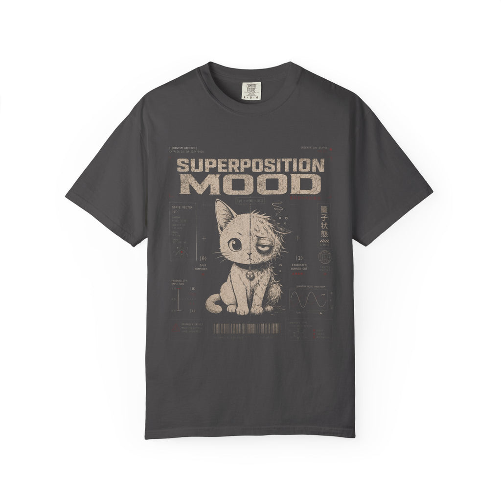 Quantum mood cat superposition state