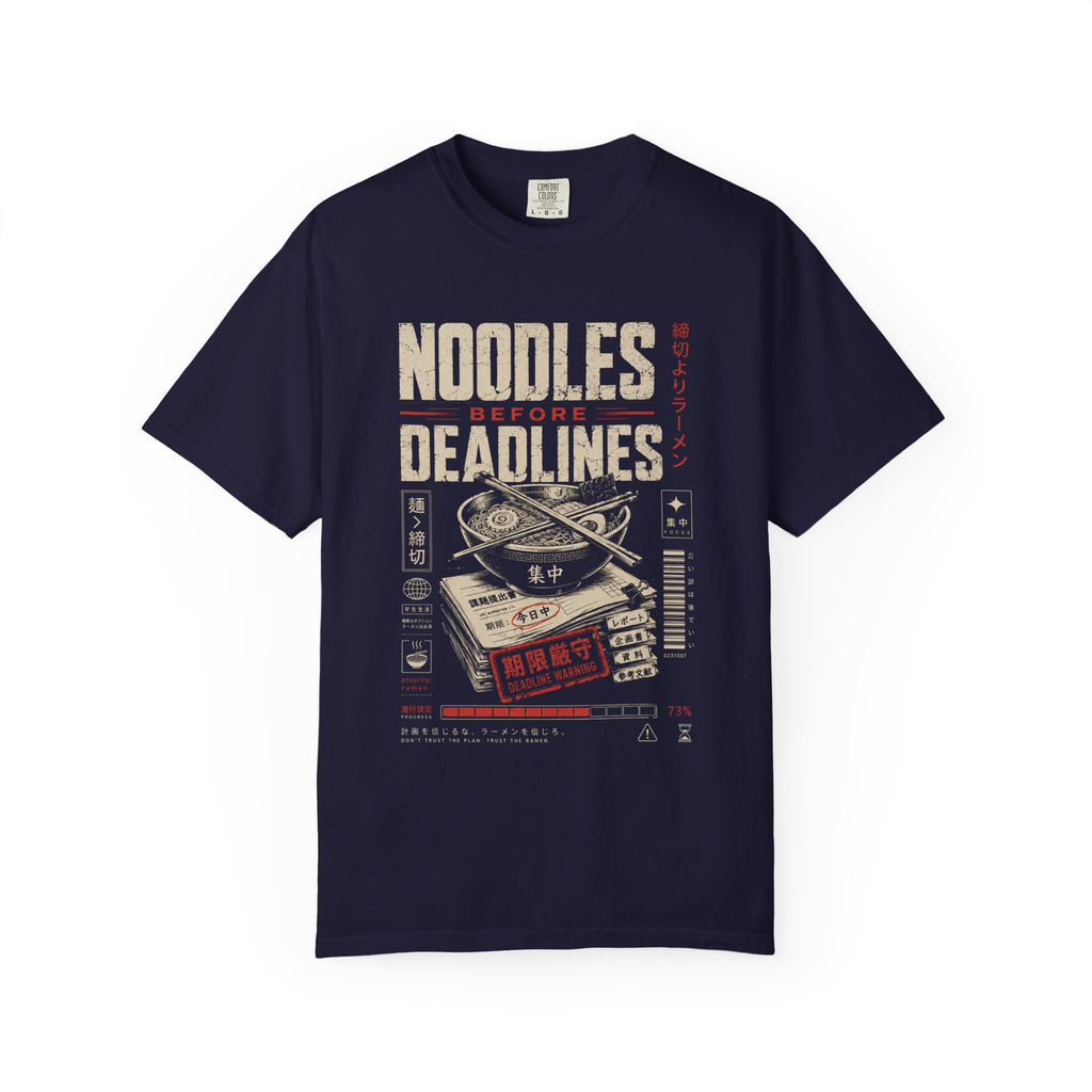 Ramen over deadlines prioritize noodles