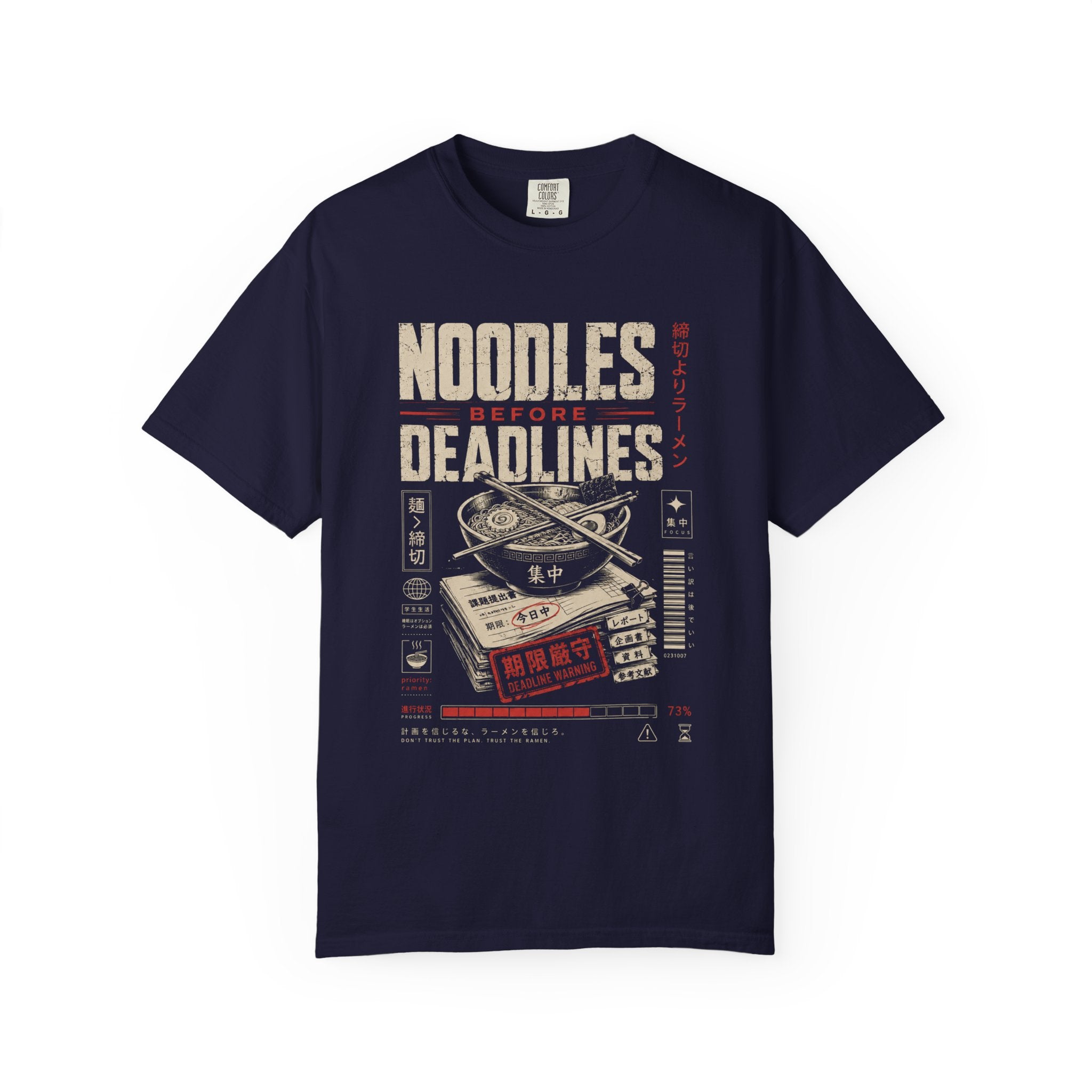 Ramen over deadlines prioritize noodles