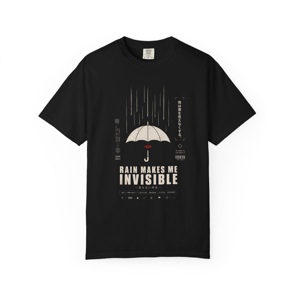 Rain makes me invisible