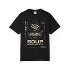 Disconnected cyber ramen indulgence