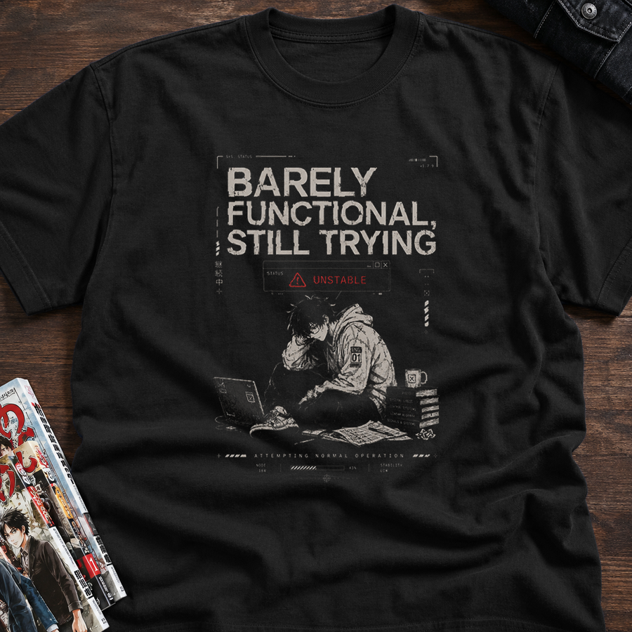 BARELY FUNCTIONAL, STILL TRYING