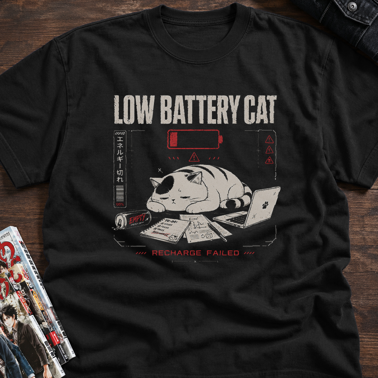 Low battery cat in distress