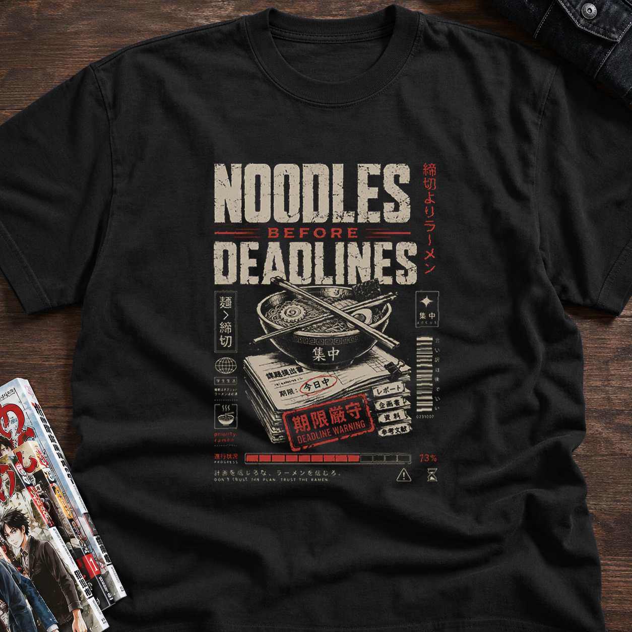 Ramen over deadlines prioritize noodles