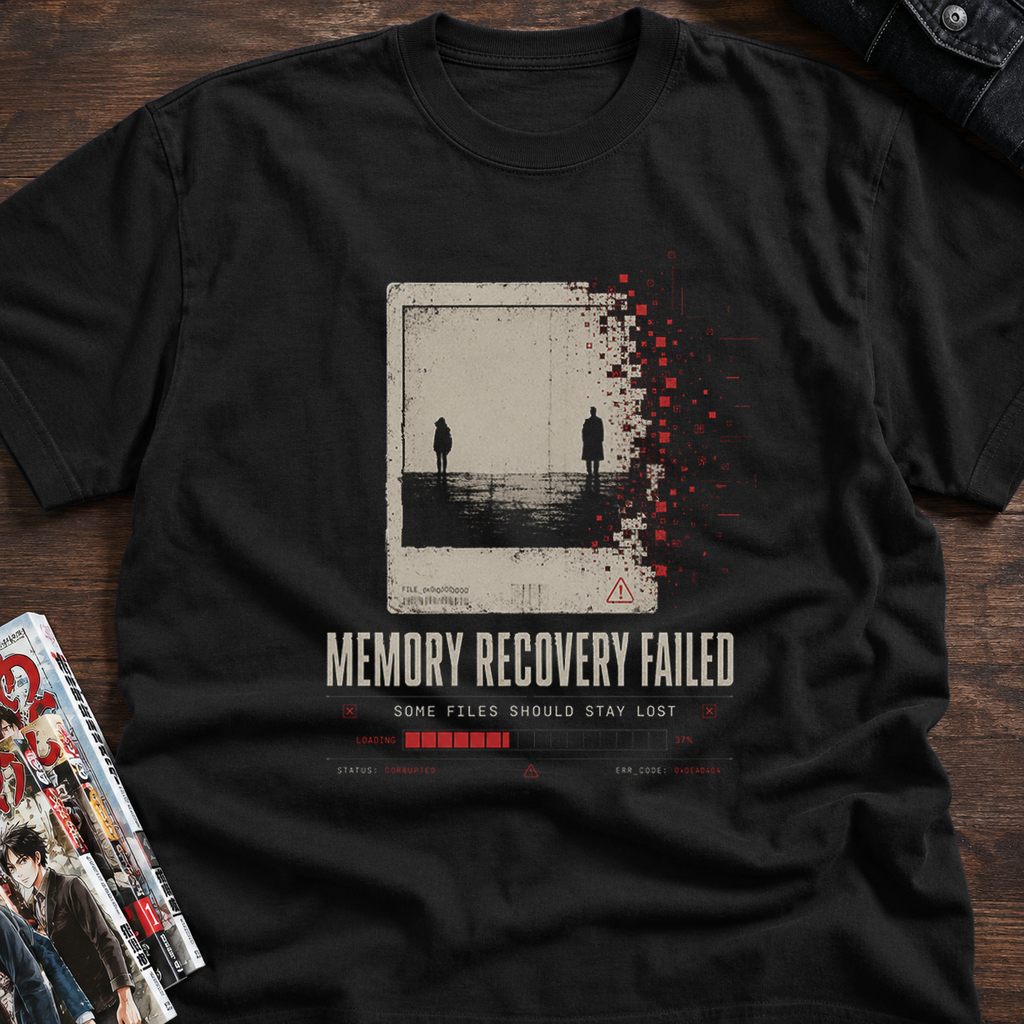 fragmented memory polaroid with silhouettes