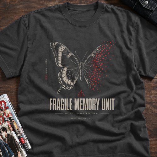 Fragile Butterfly with Dissolving Wing