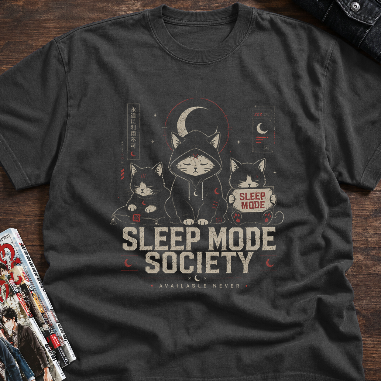 Sleep mode society emblem