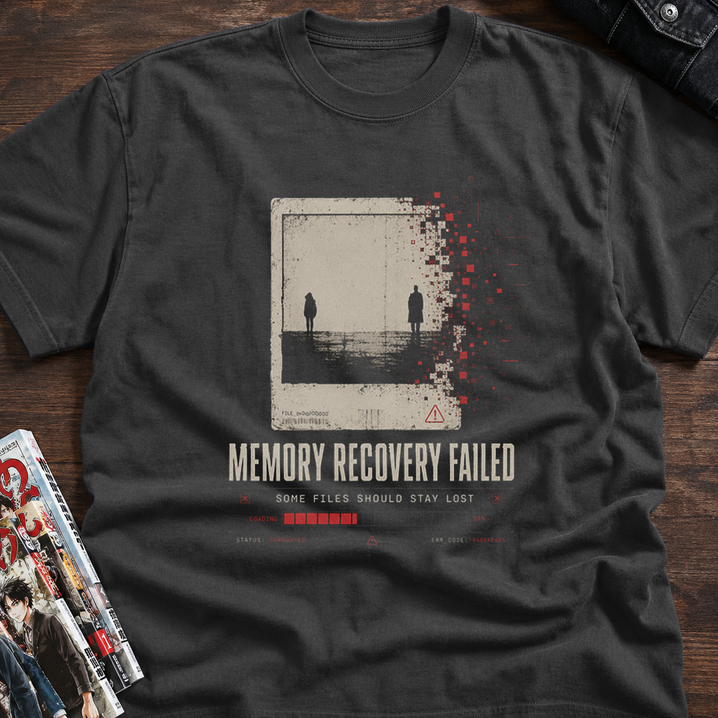 fragmented memory polaroid with silhouettes