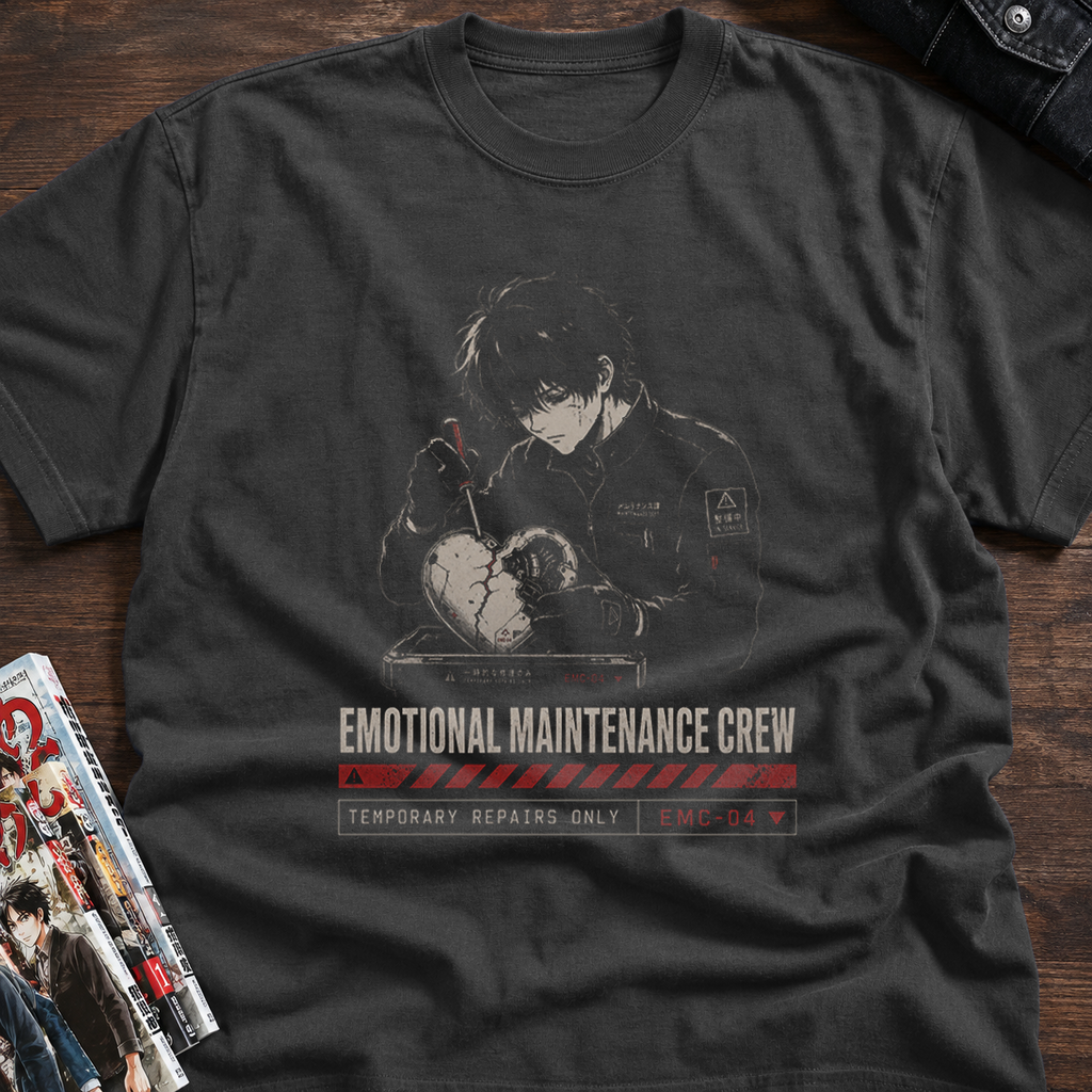 technician repairing cracked heart machine