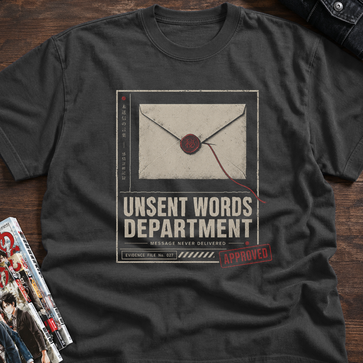 Sealed envelope with red thread