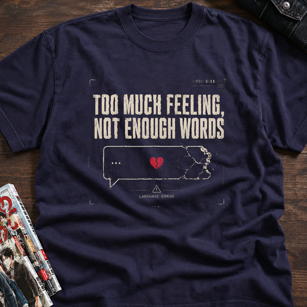 TOO MUCH FEELING, NOT ENOUGH WORDS