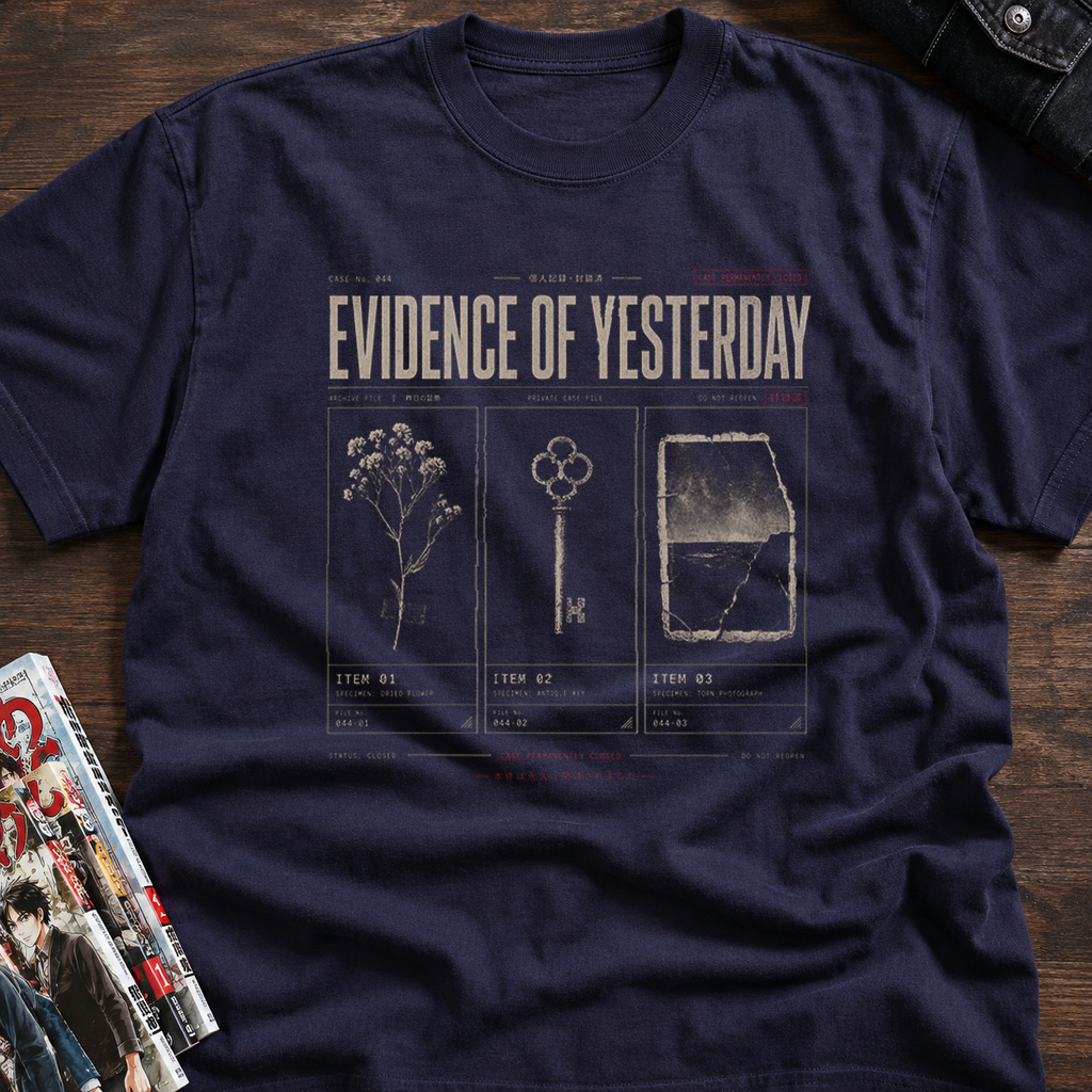 Evidence of yesterday case file