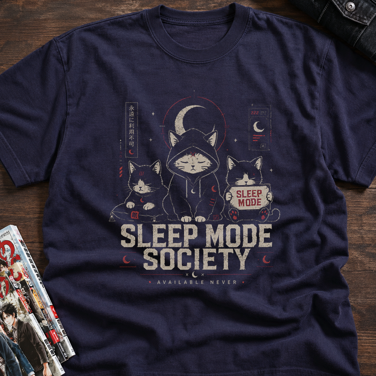 Sleep mode society emblem