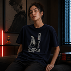 Futuristic Wanderer In Tokyo’s Glitch Gorld